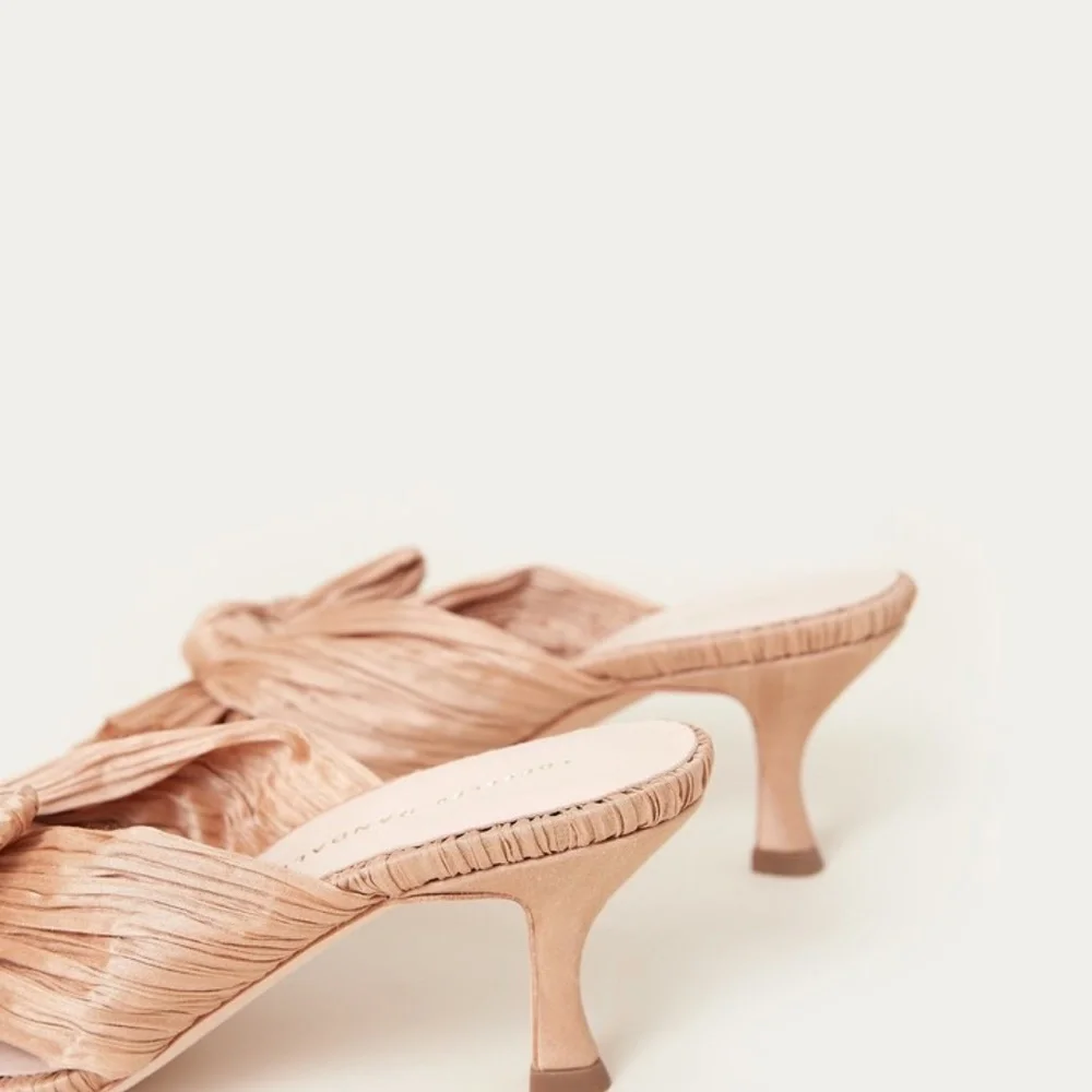 Loeffler Randall Eugenia Bow Mule in Dune - Picture 11 of 13